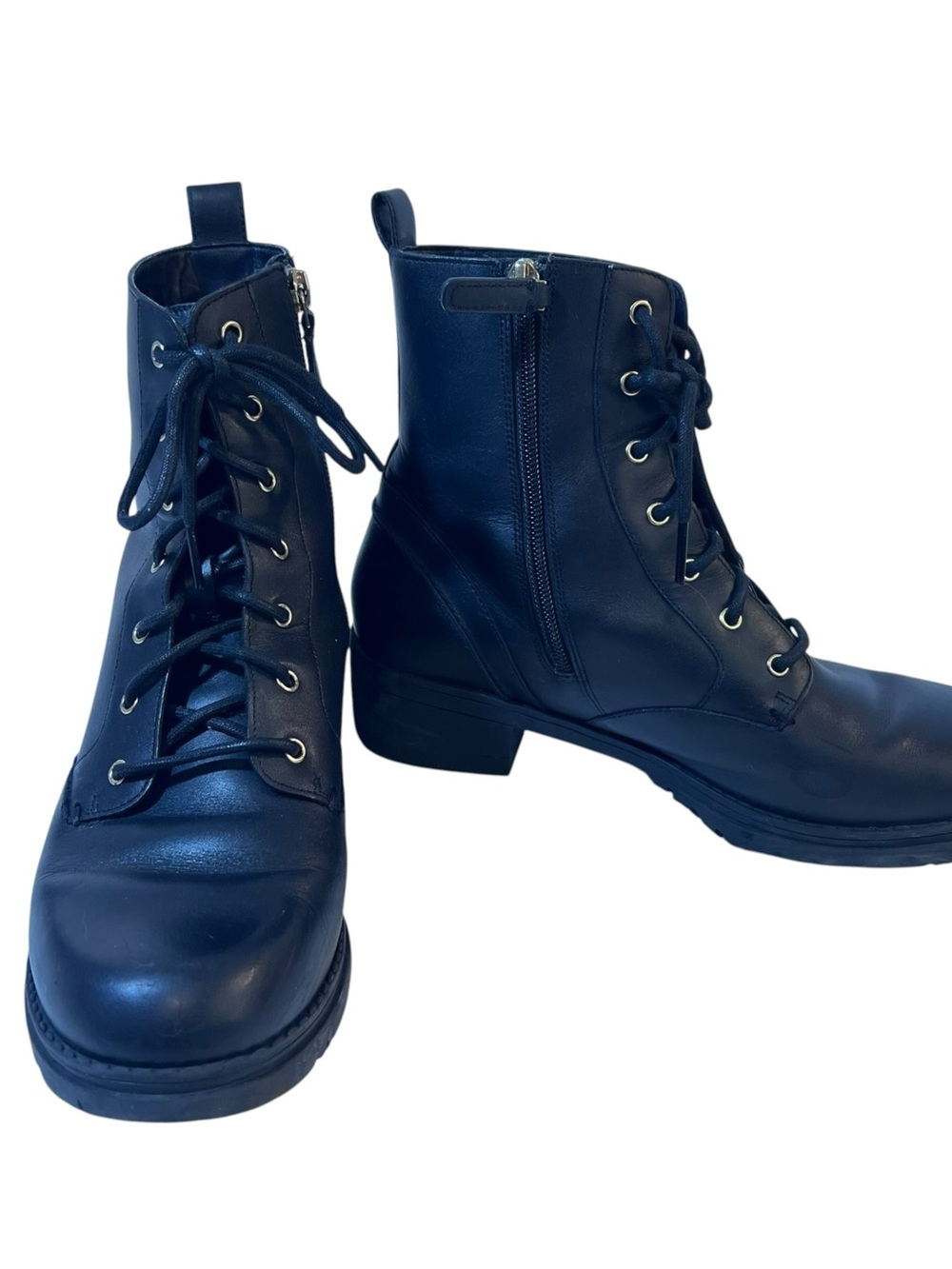 Cole Haan Leather Ankle Boots Womens Size 8.5 Black